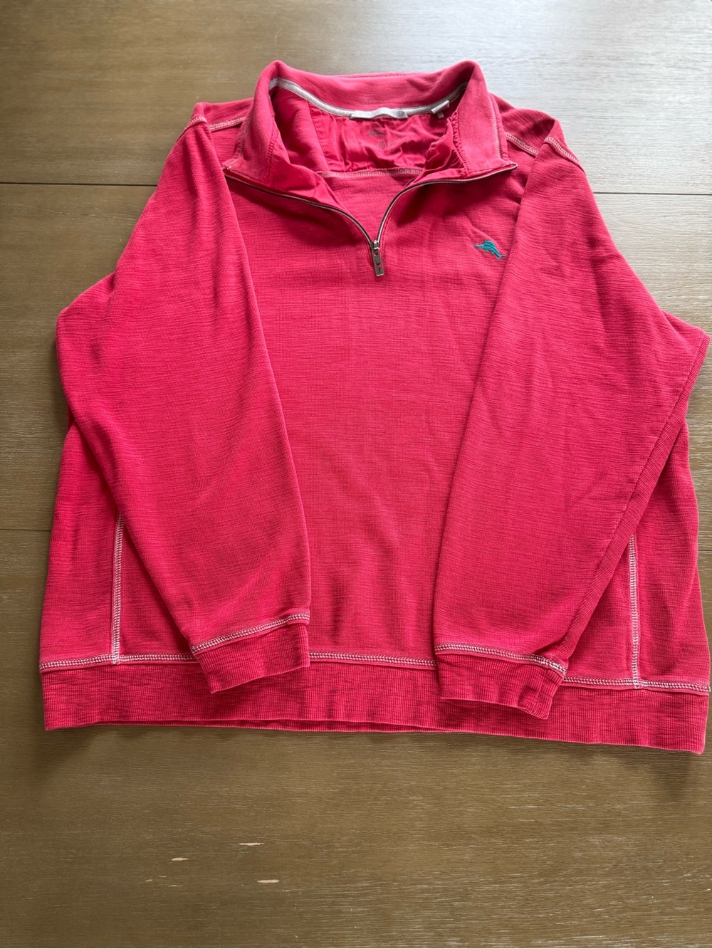 Tommy Bahama Men's Quarter-Zip Sweater - Bright Pink